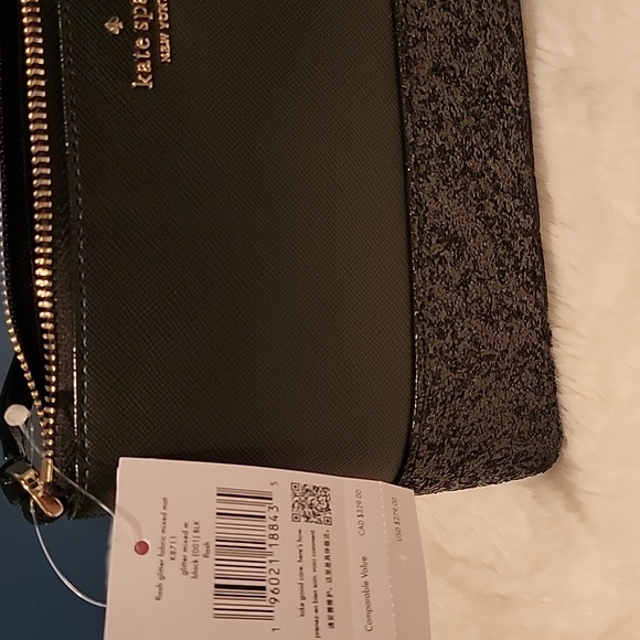 Kate Spade Flash Glitter Crossbody Black - Picture 6 of 7